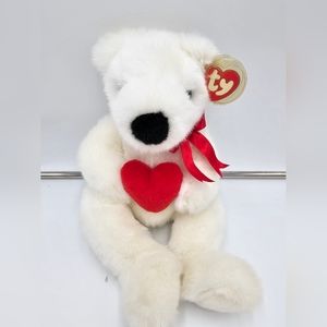 1997 Ty Plush Romeo the White Bear from the Classics Collection  New with Tags